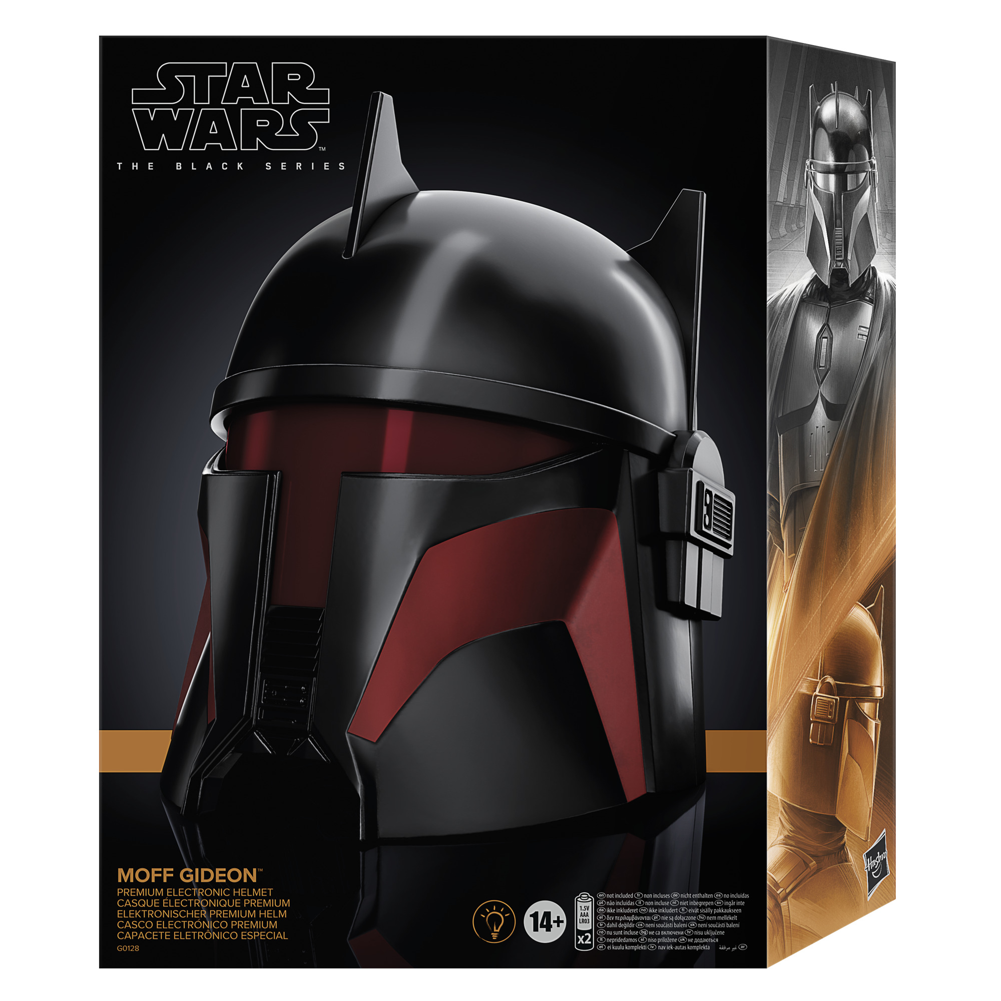 Star Wars The Black Series Casque électronique premium Moff Gideon, cosplay