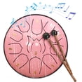 thumbnail image 2 of Birdeem 6-Inch 11 Tone Childrens Hand Drum Forget Worry Drum Adult Hand Disc Drum, 2 of 5