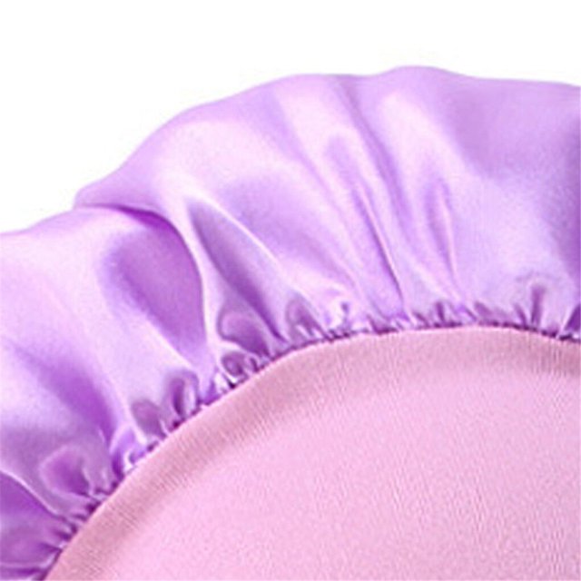 Polyester Wide Band Nightcap Strechable Sleeping Hat Women Bedroom Protective Bonnet Tool