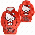 thumbnail image 1 of Hello Kitty Print Design Hoody For Women Pocket Street Sweatshirt Hip Hop Style Fleece Hoodie All-Match Comfortable Clothes HOEMLIN, 1 of 7