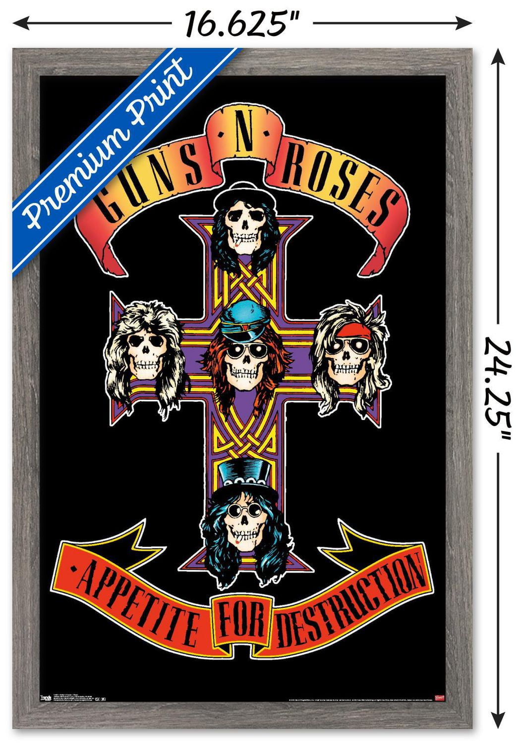 Guns N' Roses - Cross Wall Poster