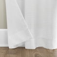 thumbnail image 2 of Mainstays 2-Pack Waffle Semi-Sheer Grommet Window Curtains Panel Pair, 2 of 8