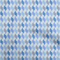 thumbnail image 1 of oneOone Polyester Spandex Light Blue Fabric Geometric Sewing Craft Projects Fabric Prints By Yard 56 Inch Wide, 1 of 5