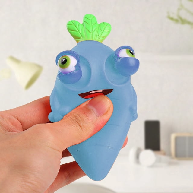 Carrot Stress Toy: Eye Popping For Ultimate Decompression & Perfect & Release Your Tension