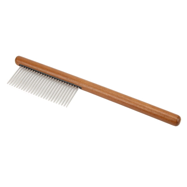 Peigne de Toilettage pour Chien, Peigne Réutilisable pour Chat et Chien à une Rangée, Facile à Nettoyer pour Chats, Dents Denses pour Poils Mi-Longs, C Dents Longues et Clairsemées pour Cheveux Longs, D Dents Hautes et Basses