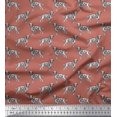 thumbnail image 1 of Soimoi Rayon Crepe Fabric Dalmatian Dog Print Fabric by The Yard 46 Inch Wide, 1 of 3