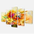 thumbnail image 2 of Fantastiques Fleurs de Gerbera Colorées - Grande Impression d'Art Floral sur Toile, 2 of 3