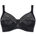 thumbnail image 3 of Elomi Womens Cate Underwire Full Cup Banded Bra, 38J, Black, 3 of 5
