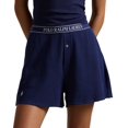 thumbnail image 1 of Polo Ralph Lauren Boxeur Court en Tricot Gaufré pour Femmes - 4P0150 (Marine, P), 1 of 2