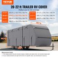 thumbnail image 2 of VEVOR Trailer Travel RV Cover 20-22 ft Class A Camper Cover Non-Woven Fabric, 2 of 9