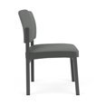 thumbnail image 4 of Lenox Chaise d'Appoint Sans Accoudoirs pour Réception / Acier Charbon / Gris Pâle, 4 of 5