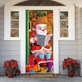 thumbnail image 3 of Abbracc Queen Door Sticker Removable Wall Sticker Vivid DIY PVC Wall Decor Poster Scene Santa newspaper, 3 of 9
