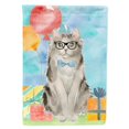 thumbnail image 1 of Carolines Treasures CK3171CHF Ragamuffin Joyeux Anniversaire Drapeau Toile Maison Taille, 1 of 4