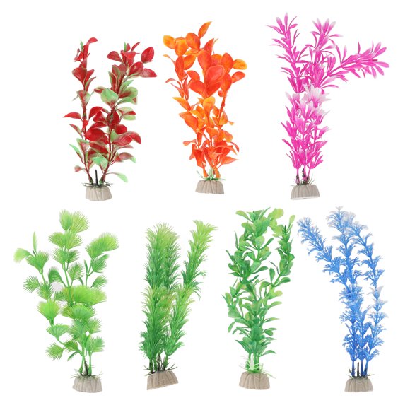 Fish Plants Decoration, Aquatic Plants Bright Colors For Home For Office For Aquarium
