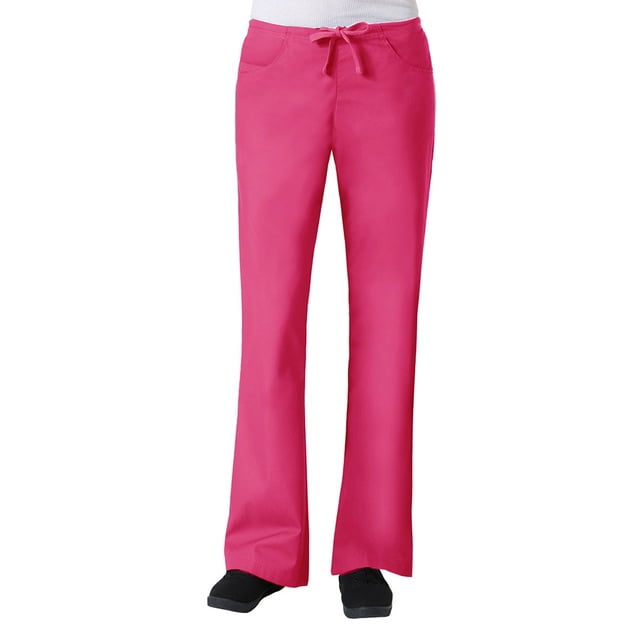 Pantalon d'Uniforme à Jambe Évasée Core par Maevn pour Femmes, Noir