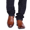 thumbnail image 2 of Kcodviy Classical Style Shoes for Men Leather Loafer Shoes Men Slip on Pu Men's Shoes Leather Low Rubber Sole Leather insoles for Mens Shoes Block Heel Work, 2 of 5