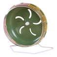 thumbnail image 2 of Riforla Roue Silencieuse pour Hamster Grande Petite Roue d'Exercice pour Animal avec Support / Design Bleu / Installation Facile pour Hamsters et R At S Nouveauté Jouet Drôle Vert, 2 of 6