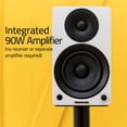 thumbnail image 4 of Fluance Ai41 Powered 5" Stereo Bookshelf Speakers and DB10 10" Low Frequency Ported Front Firing Powered Subwoofer with 15 Feet RCA Ultimate Performance Collection Subwoofer Cable (Black Ash), 4 of 8