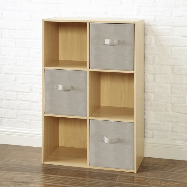 Mainstays 6-Cube Organizer, Birch - Walmart.ca