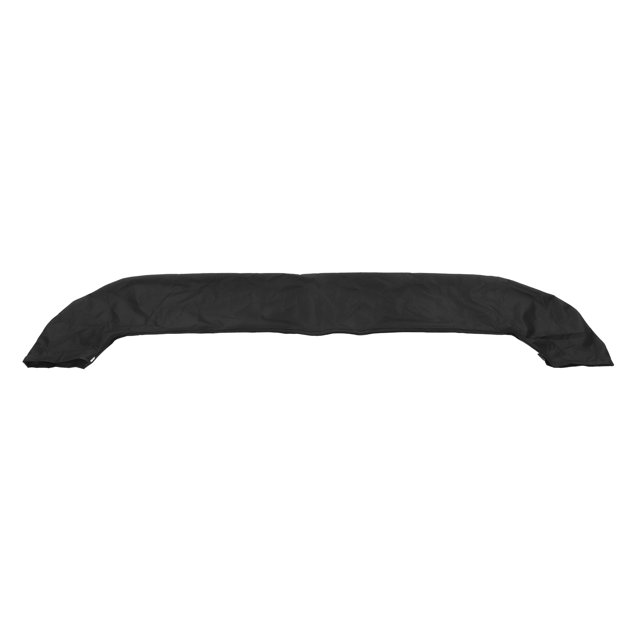 Bimini Top Replacement Cover, Foldable UV Protection Rainproof Oxford Cloth Boat Canopy Black for Canoes