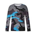 thumbnail image 5 of Meichang T-Shirt à Manches Longues pour Homme Doux, T-Shirts Graphiques pour Hommes Tendance à Imprimé Camouflage, T-Shirts Amusants à Col Rond Confortables à Manches Longues pour Homme, 5 of 5