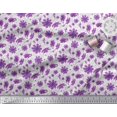 thumbnail image 2 of Soimoi Rayon Fabric Leaves & Cosmos Floral Print Fabric by the Yard 56 Inch Wide, 2 of 3