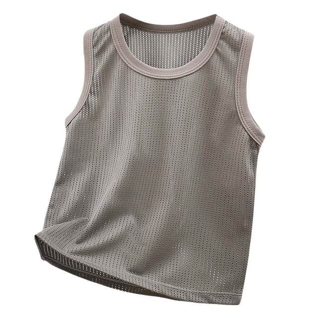 Hiiyo Boys Athletic Quick Drying Tank Top Breathable Summer Sleeveless Tops