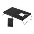 thumbnail image 3 of S SERENABLE Camping Folding Table Folding Leg Camping Table for Barbecue Camping Fishing, 3 of 9