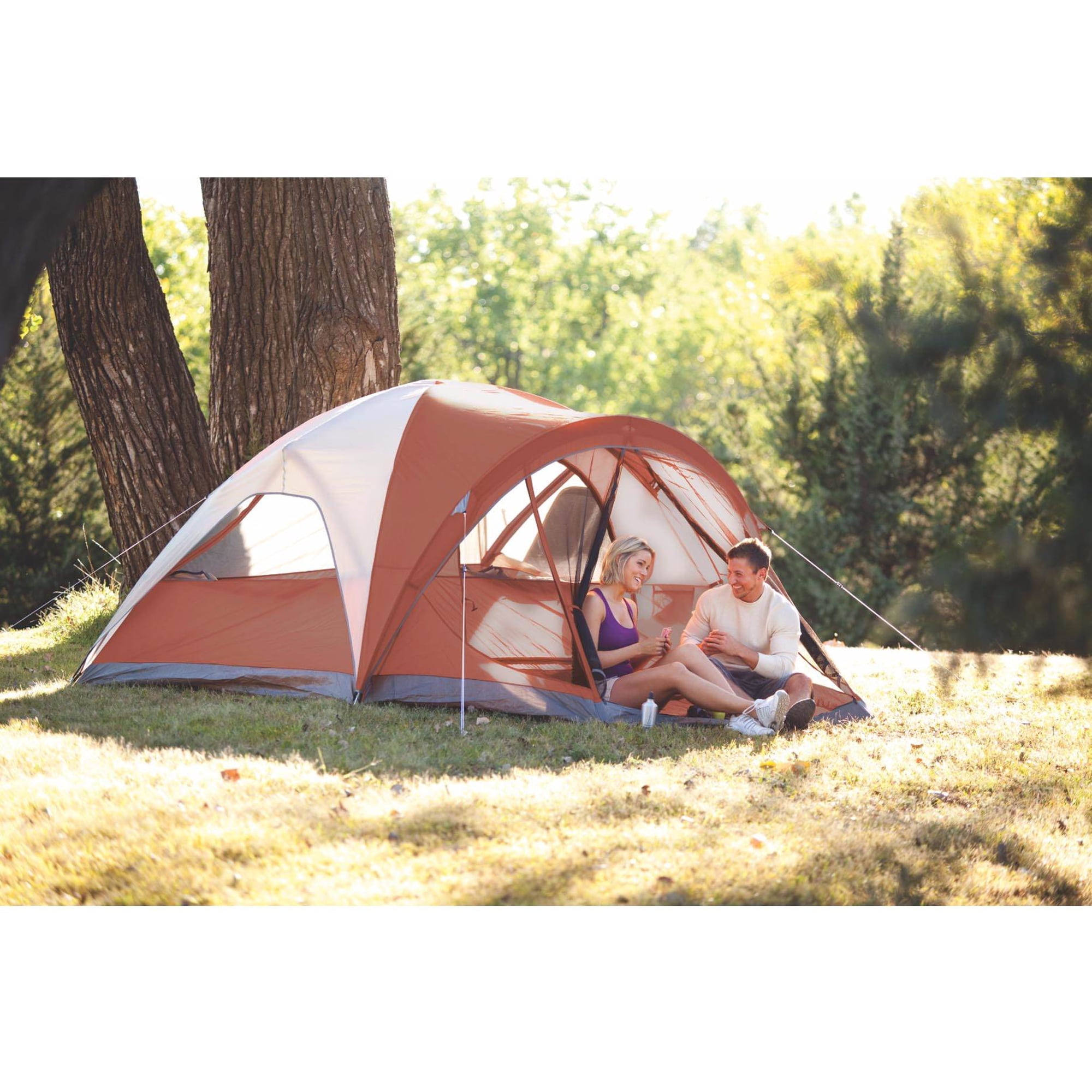 NEW! Coleman Evanston 4 Person Family Camping Tent w/ Screened