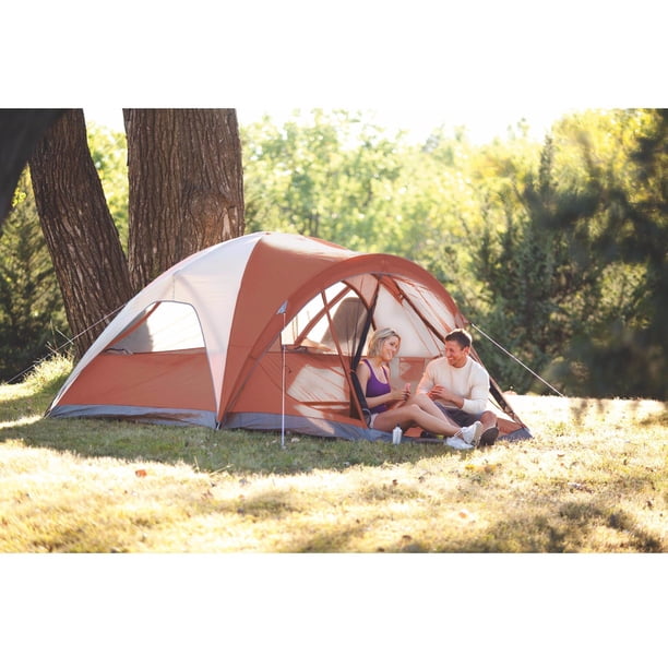 NEW! Coleman Evanston 4 Person Family Camping Tent w/ Screened