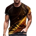 thumbnail image 2 of EGNMCR T-Shirts pour Hommes, Col Rond Décontracté, Impression Numérique 3D, Pull de Sport, Manches Courtes, Blouse, Cadeaux pour Hommes, 2 of 4