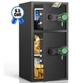 thumbnail image 1 of Omethey 6.5 Cu ft Extra Large Home Safe Box, Anti-theft Money Safe Box With Deposit Slot & Dual Alarm System, Backlit Keypad Security Document Safe For Home Office, 1 of 12