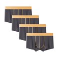 thumbnail image 1 of Plebaso Mens Boxer Briefs Cotton Stretch Comfortable Underwear Everyday Elastic Men's Boxers Multipacks, 1 of 2