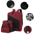 thumbnail image 4 of Cameland Fashion Three-Piece Backpack Backpack Male Business Usb Charging Laptop Bag High-Capacity Students Bag, 4 of 5