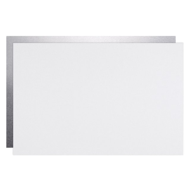 Unique Bargains Sublimation Metal Blanks 4x6 Inch Aluminum, Snow White, 2 Pieces