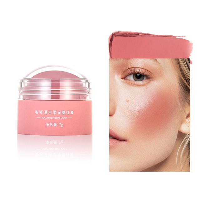Soft Powder Blusher For Young Girls Monochrome Peach Orange Powder Blusher Rouge Nude Makeup, Makeup White Blusher