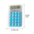 thumbnail image 2 of Education Supplies, Basic Standard Calculators Mini Digital Desktop Calculator With 8-Digit LCD Display. Calculator Pocket Size For Home School , Student Gifts, 2 of 2