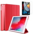 thumbnail image 1 of Pour iPad Air 13 Pouces M2 Case 2024 / iPad Pro 12.9 Pouces Case 6th/5th/4th Generation Case with Screen Protector Pencil Holder,Slim Soft TPU Back Tablet Étui, Auto Sleep/Wake Protective Étui - Red, 1 of 5