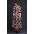 thumbnail image 4 of Bimba Robe-Chemise Mi-Mollet pour Femmes à Manches Roulées à Imprimé Floral Boutonnée - XX-Grand, 4 of 5