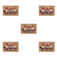thumbnail image 2 of Baohd Wide Application Merry Christmas Gnome Doormat Soft And Comfortable Water Santa Claus 5Set, 2 of 6