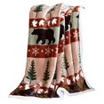 thumbnail image 1 of Carstens, Inc Soft Sherpa Plush Throw Blanket, Cascade Ridge, 1 of 5