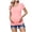 Pink, variant on Bwiyojiz Sizes S-XXL Maternity Outfits Casual Spring and Summer Women Solid with Wrinkles Short Sleeve Round-Neck Womens Mother Shirts Preppy Clothes Pregnant Clothes, Gifted