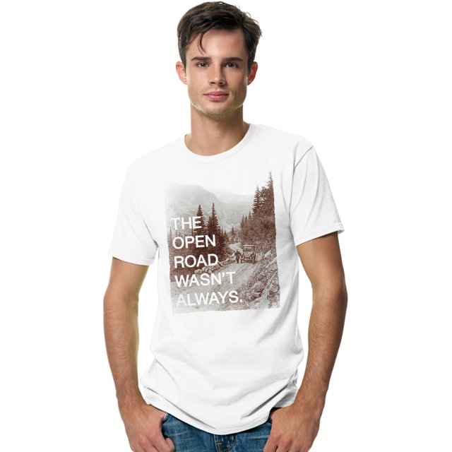 Hanes Mens Graphic Tee, L, Open Road