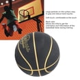 thumbnail image 4 of Ballon de Basketball Noir, Résistance à l'Usure Sécuritaire Grandes Particules Ballon d'Entraînement Ballon de Basketball en Caoutchouc Résistant à la Sueur Ballon de Basketball d'Extérieur Ballon de Basketball pour Adolescent en Caoutchouc, 4 of 7