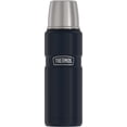 thumbnail image 1 of Thermos Gobelet en Acier Inoxydable, 16 Onces, Bleu Mat, 1 of 8