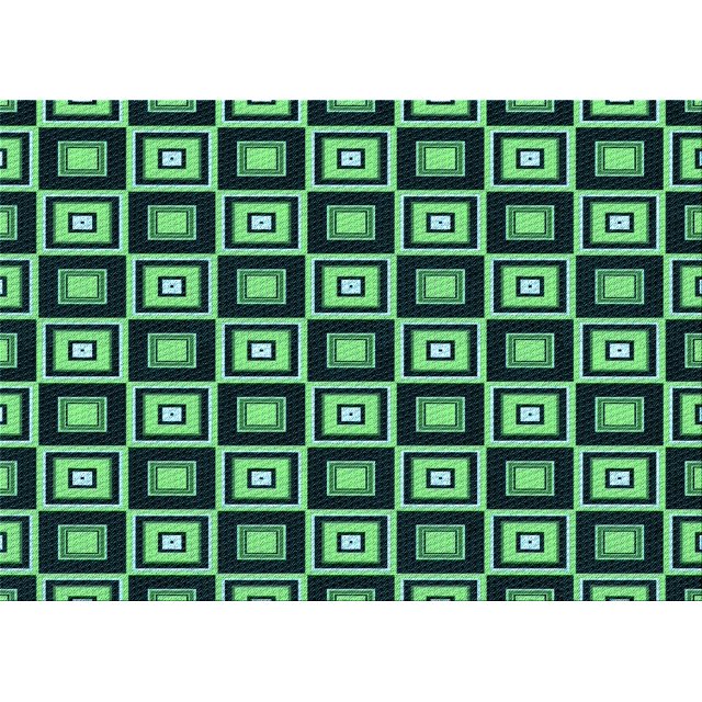 Ahgly Company Tapis d'Aire Rectangulaire Transitionnel Vert Sarcelle Profond pour Intérieur, Lavable à la Machine, 5 Pieds x 8 Pieds