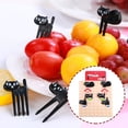 thumbnail image 1 of Oleegame 1PC Stainless Steel Cutlery Set Animal Food Picks For Kids Fun Bento Picks Cute Cartoon Animal Fruit Food Toothpicks Lunch Bento Box Picks For Toddler, 1 of 2