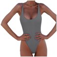 thumbnail image 1 of High Waist Bikini Swimsuit for Women Womens One-Piece Swimsuit with Micro Elastic Suspender and Open Back Bikini Swimsuit High Waist Swimsuit for Women High Cut Swimsuits for Women, 1 of 3