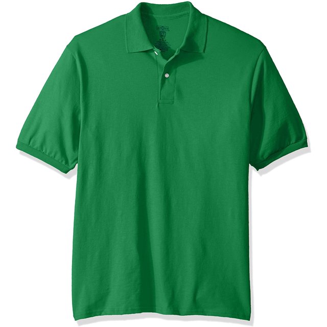 Jerzees Mens SpotShield Stain Resistant Polo Shirts Short Long Sleeve