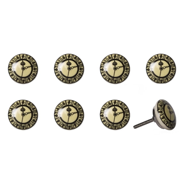 KNOB-IT VINTAGE HANDPAINTED CERAMIC KNOBS (8 Pack) K000001